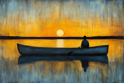 Solitude at Sunset