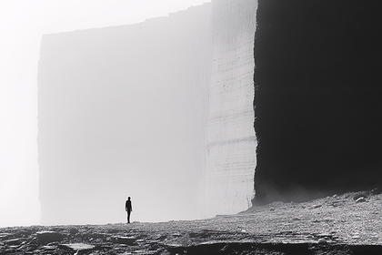 Solitude at the Cliff Edge