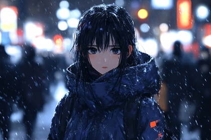 Solitude In City Rain