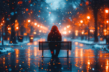 Solitude in the Snowfall