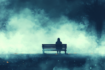 Solitude on a Park Bench