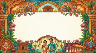 indian wedding invitation