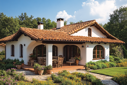 Spanish Style Home with Terracotta Roof
