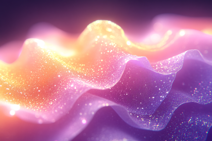 Sparkling Wavy Surface