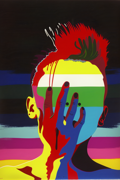 Spectrum Hand Obscures Face