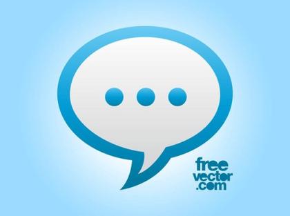 Speech Balloon Icon Free Vector