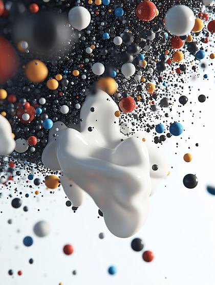 Sphere Cluster with Abstract Shape