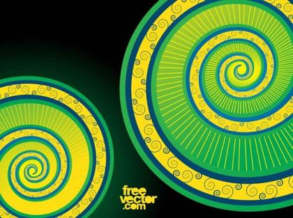 Spiral Swirls Free Vector