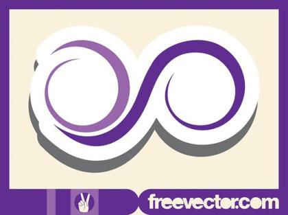 Spirals Sticker Free Vector