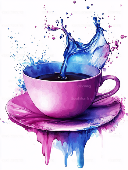 Splash Of Coffee Cup