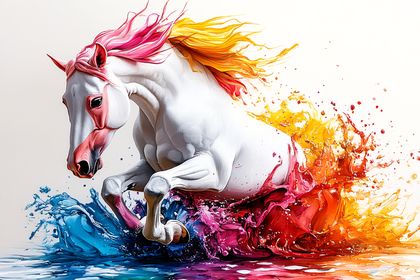 Splashing Horse