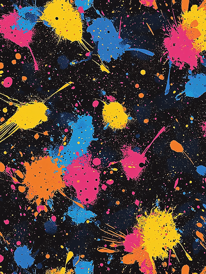 Splatter Paint Background