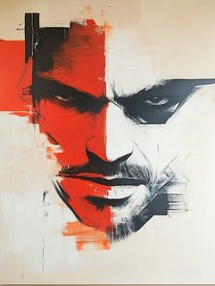 Split Face Portrait