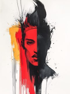 Split Face Portrait