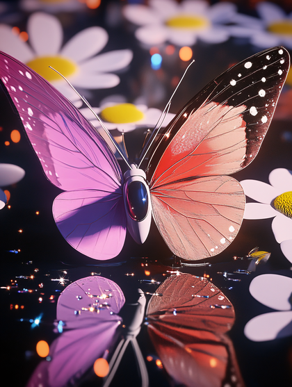 Split Wing Butterfly
