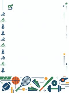 sports activity border