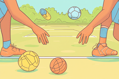 Free Download Sports Competition Illustration: Two Players