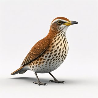 spotted thrush bird