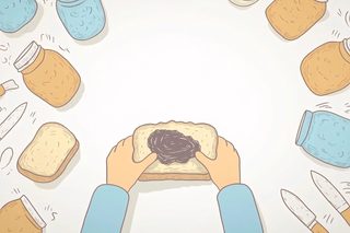 Spreading Chocolate on Toast