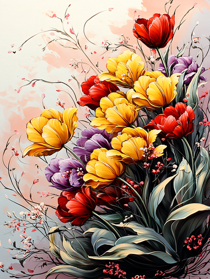 Spring Tulip Bouquet