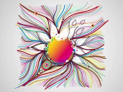 Square Flower Free Vector