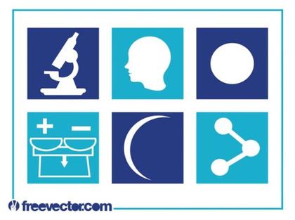Square Icons Pack Free Vector