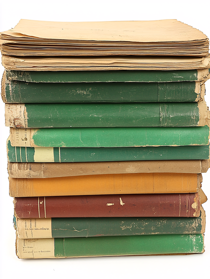 Stack Of Aged Books