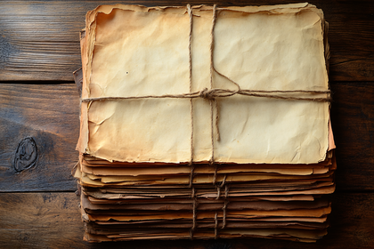 Stack of Antique Papers