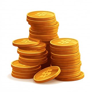 gold coins stack