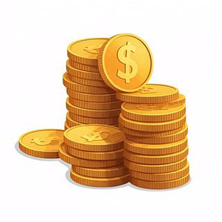 gold coin stack