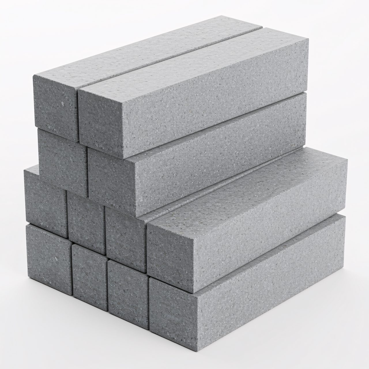 concrete brick stack