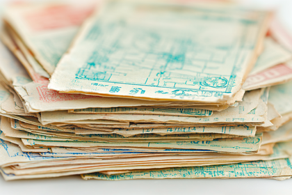 Stack Of Old Documents