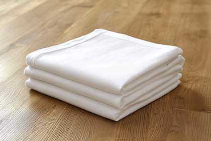 Stack Of White Napkins