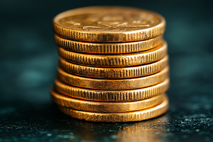 Stacked Gold Coins