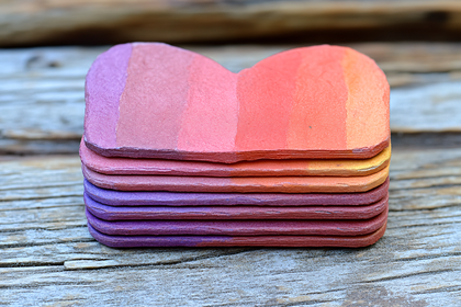 Stacked Gradient Hearts