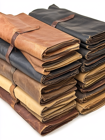 Stacked Vintage Documents
