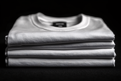 Stacked White T-Shirts