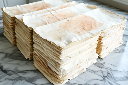 Stacks Of Aged Paper