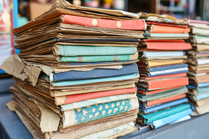 Stacks Of Old Files