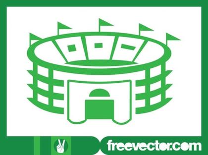 Stadium Building Free Vector