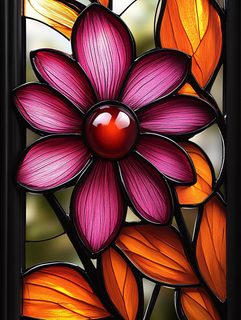 Stained Glass Flower