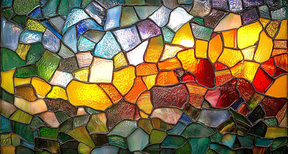 Stained Glass Mosaic Pattern