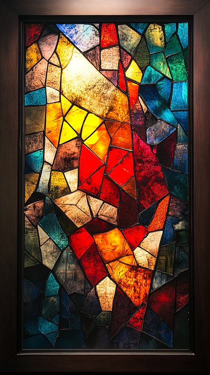 Stained Glass Panel