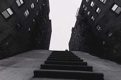 Stairway Between Buildings