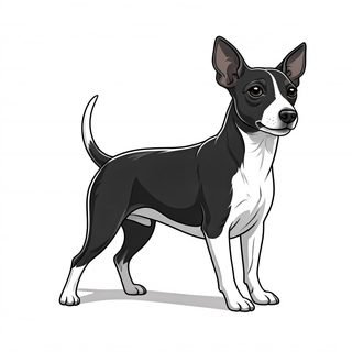rat terrier illustration