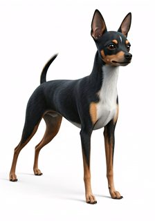 standing miniature pinscher