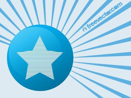 Star Badge Element Free Vector