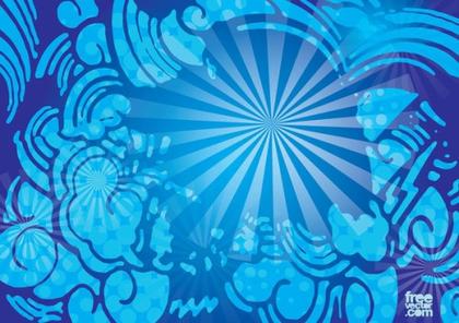 Starburst Sky Free Vector