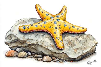 Starfish On A Rock