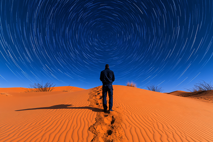 Stargazer in the Desert